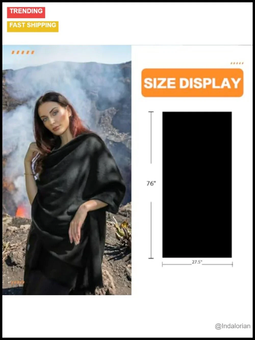 Premium Wool and Yak Wool Wrap Shawl Scarf for Women Travel
